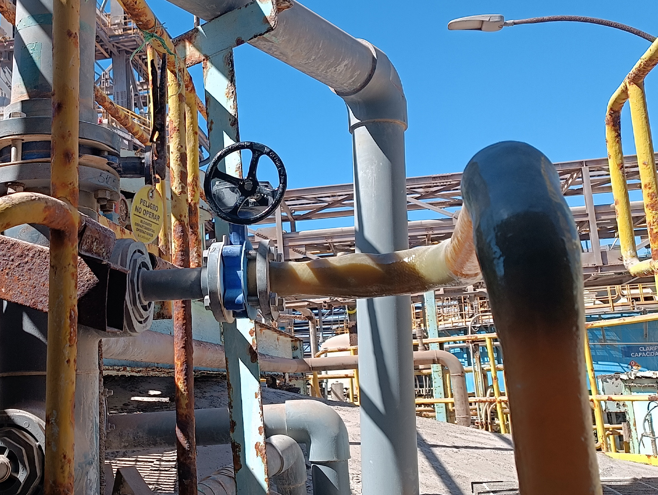 Equipos industriales preparados para despacho